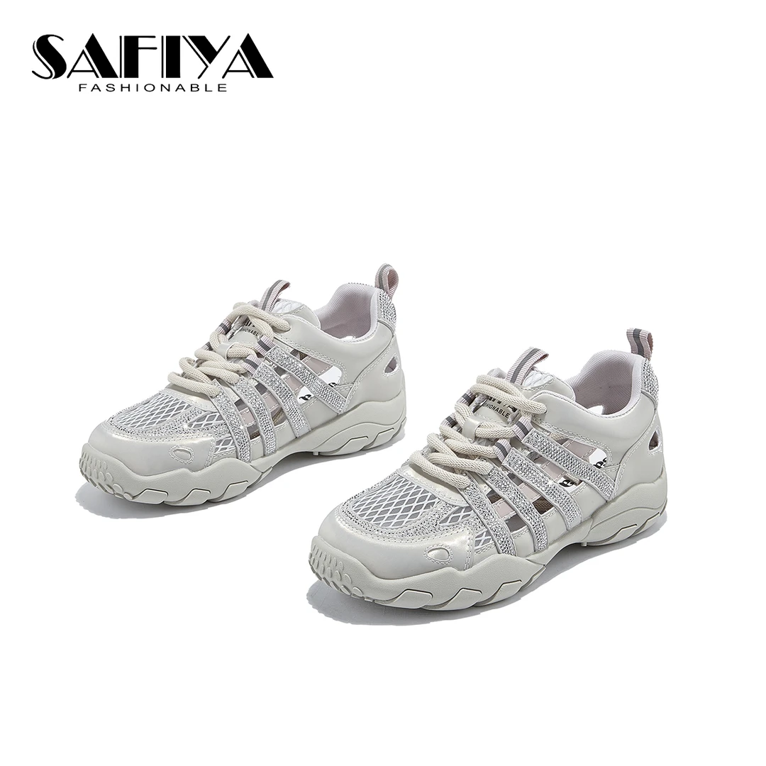 索菲娅Safiya2025夏季新款舒适透气时尚百搭休闲女鞋SFD2112A45