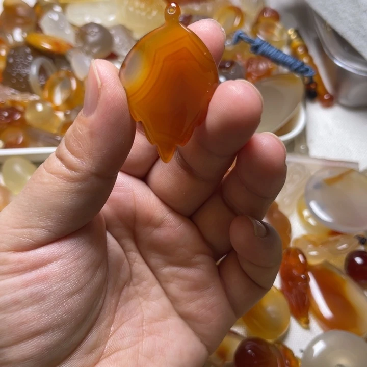 玛瑙/玉髓颈饰未镶嵌米*007