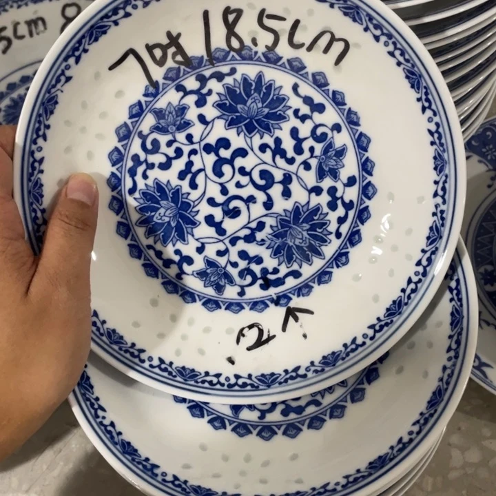 摆件景德镇高温细白瓷餐具