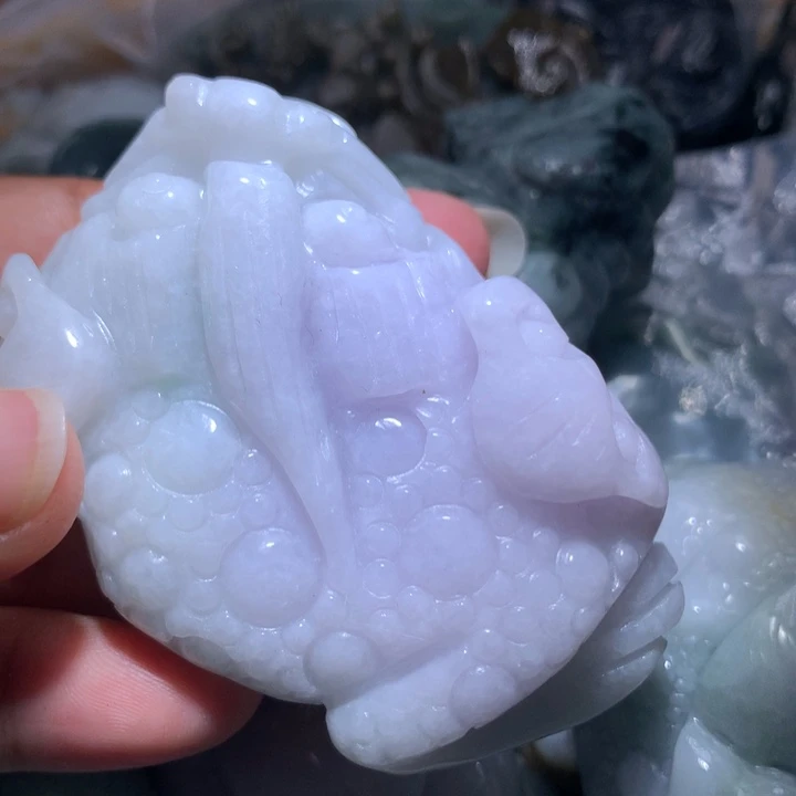 翡翠未镶嵌颈饰保真天然A货翡翠