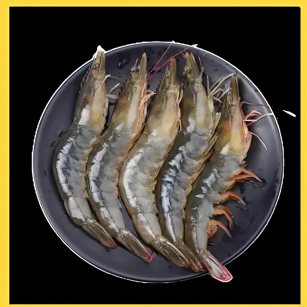 大连海水大虾鲜活速冻净重3斤30-40/斤顺丰包邮