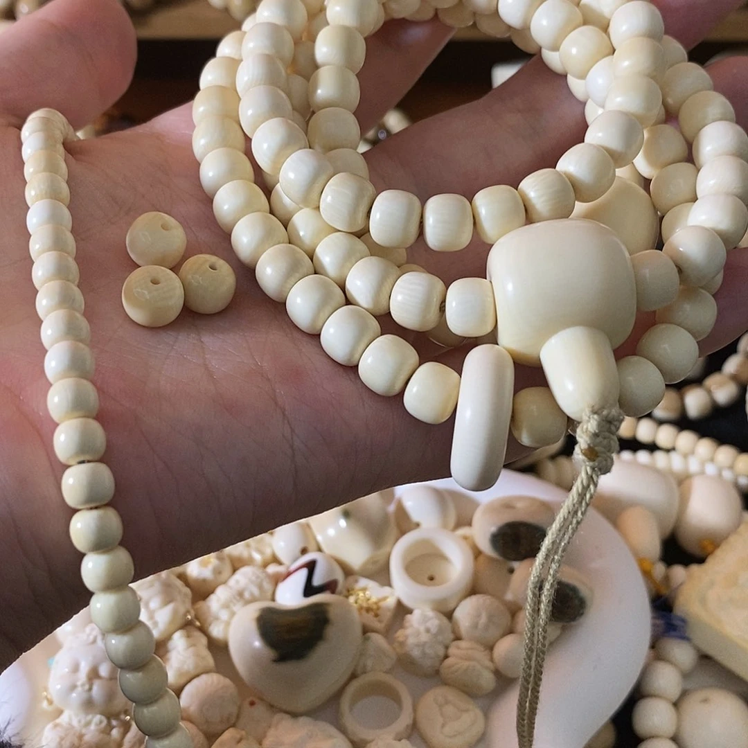 骆驼牙手串/手链原****清猛犸牙