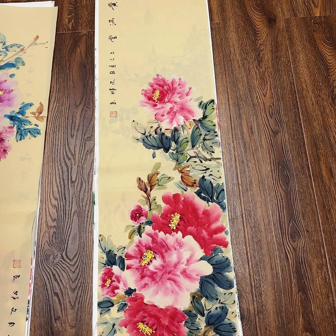 国画国画作品多次