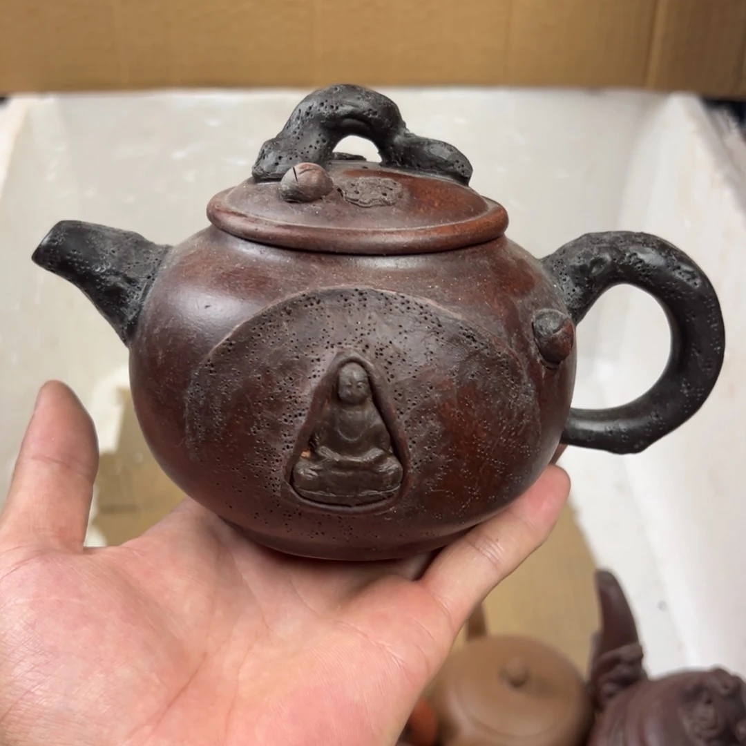 茶壶紫砂宜兴原矿紫砂壶350毫升容量