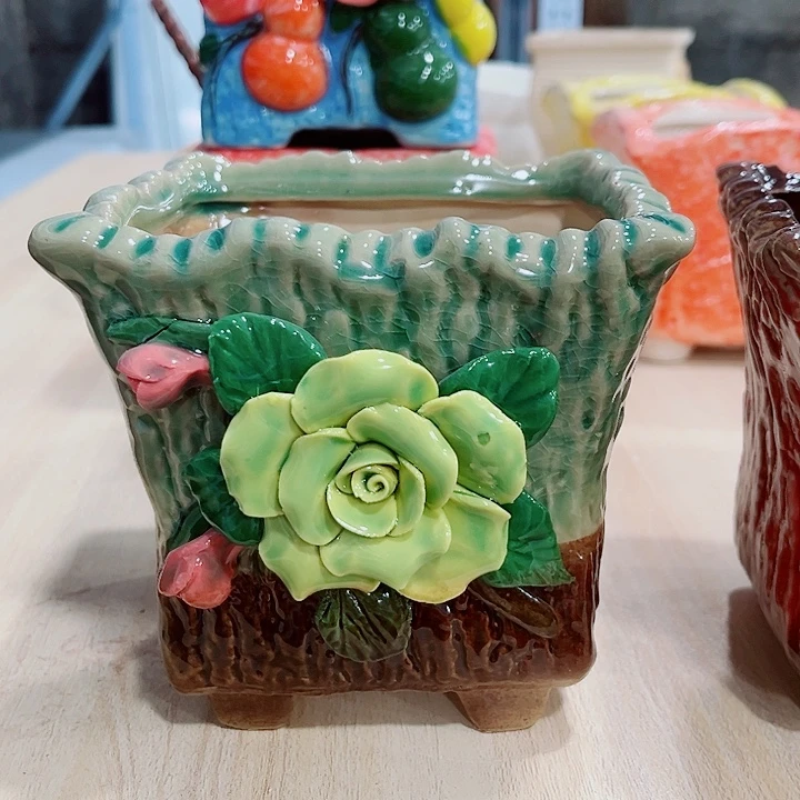 多肉陶瓷花盆满10元包邮