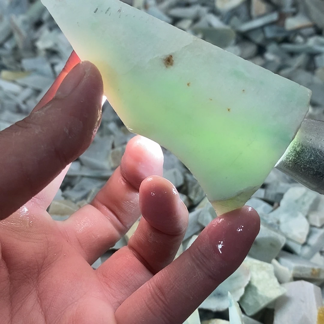 翡翠散珠天然缅甸翡翠a货36