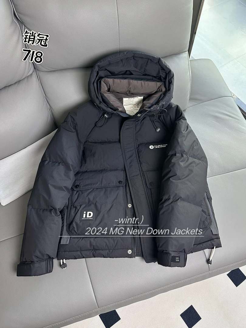 潮男羽绒设计小众风