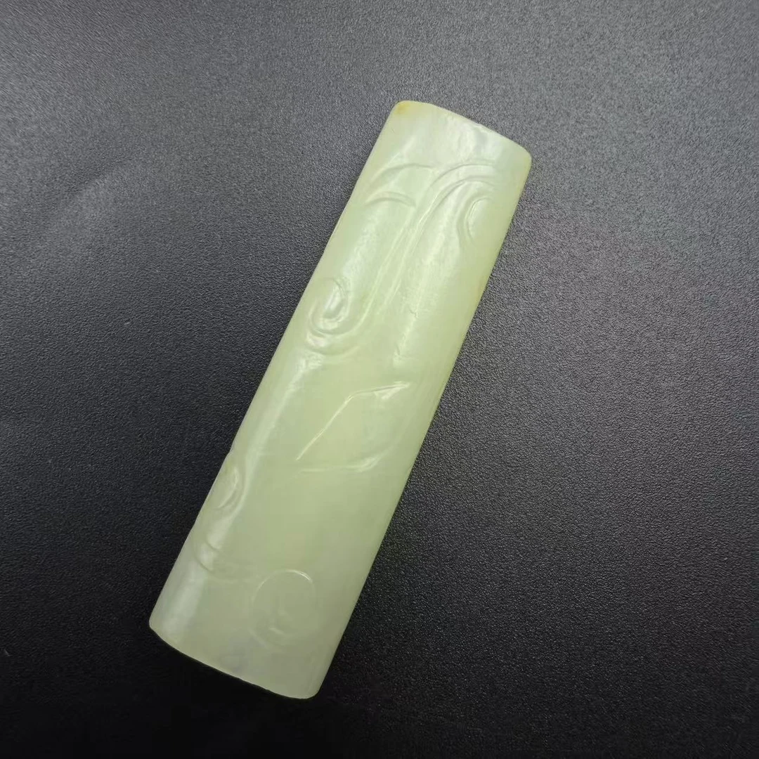 GWC=-1124晚019和田玉云纹玉勒