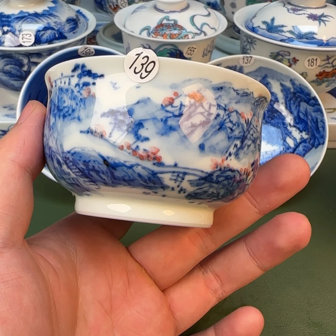 彦祖纯手工手绘茶具139