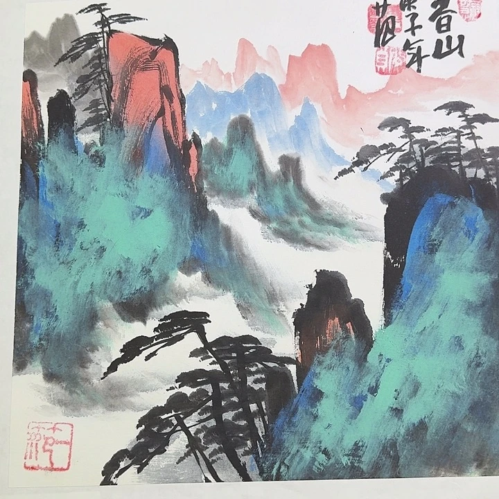 国画姜国华画家作品