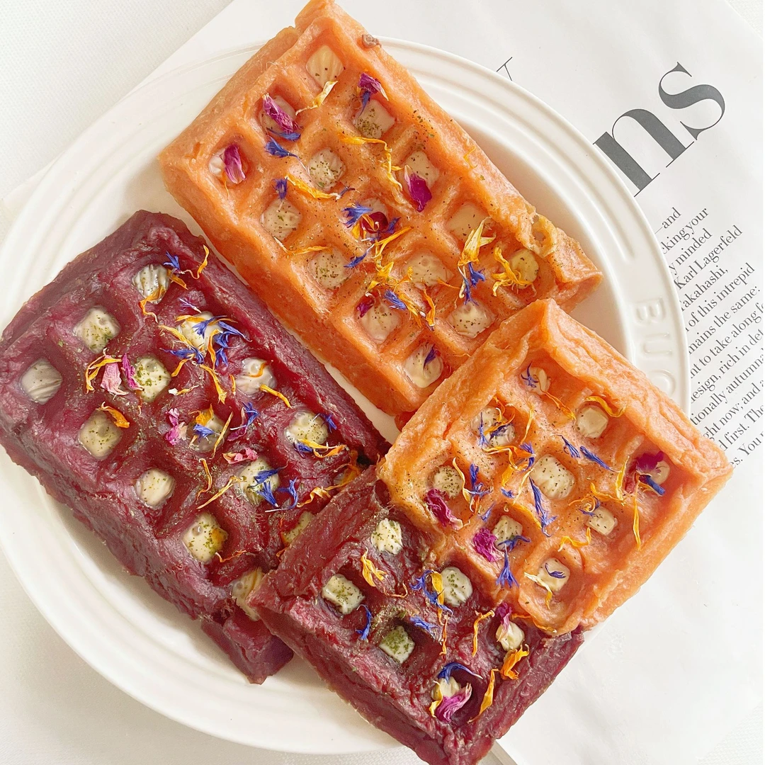 【纯手工·零添加】宠物华夫饼纯肉狗狗零食