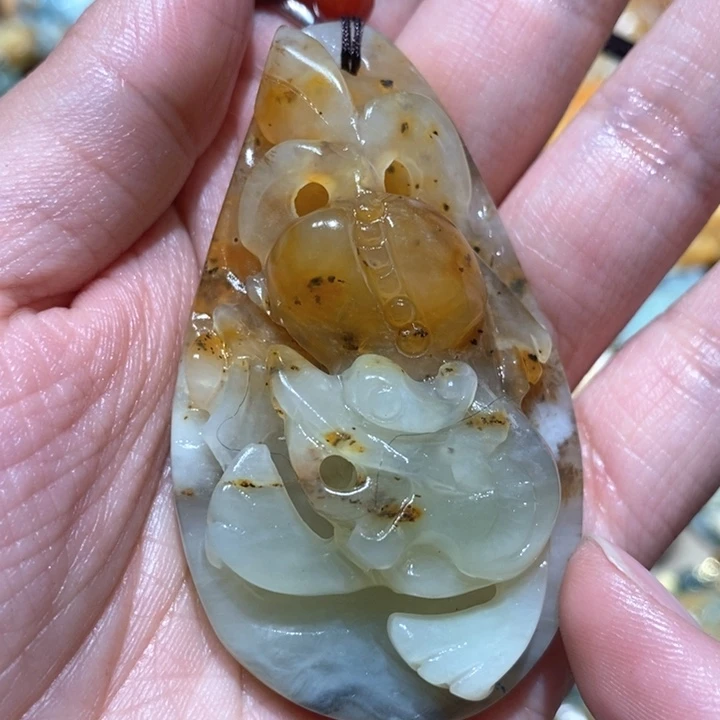 岫玉毛衣链未镶嵌