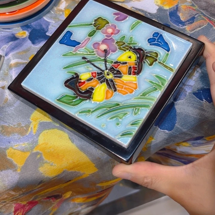 一体款瓷板画艺术作品