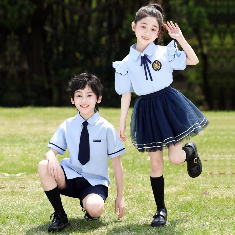 六一儿童合唱演出服幼儿园毕业班服夏季小学生运动会舞蹈表演服装