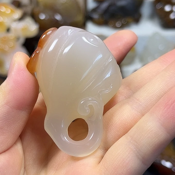未镶嵌玛瑙/玉髓珠宝奇石