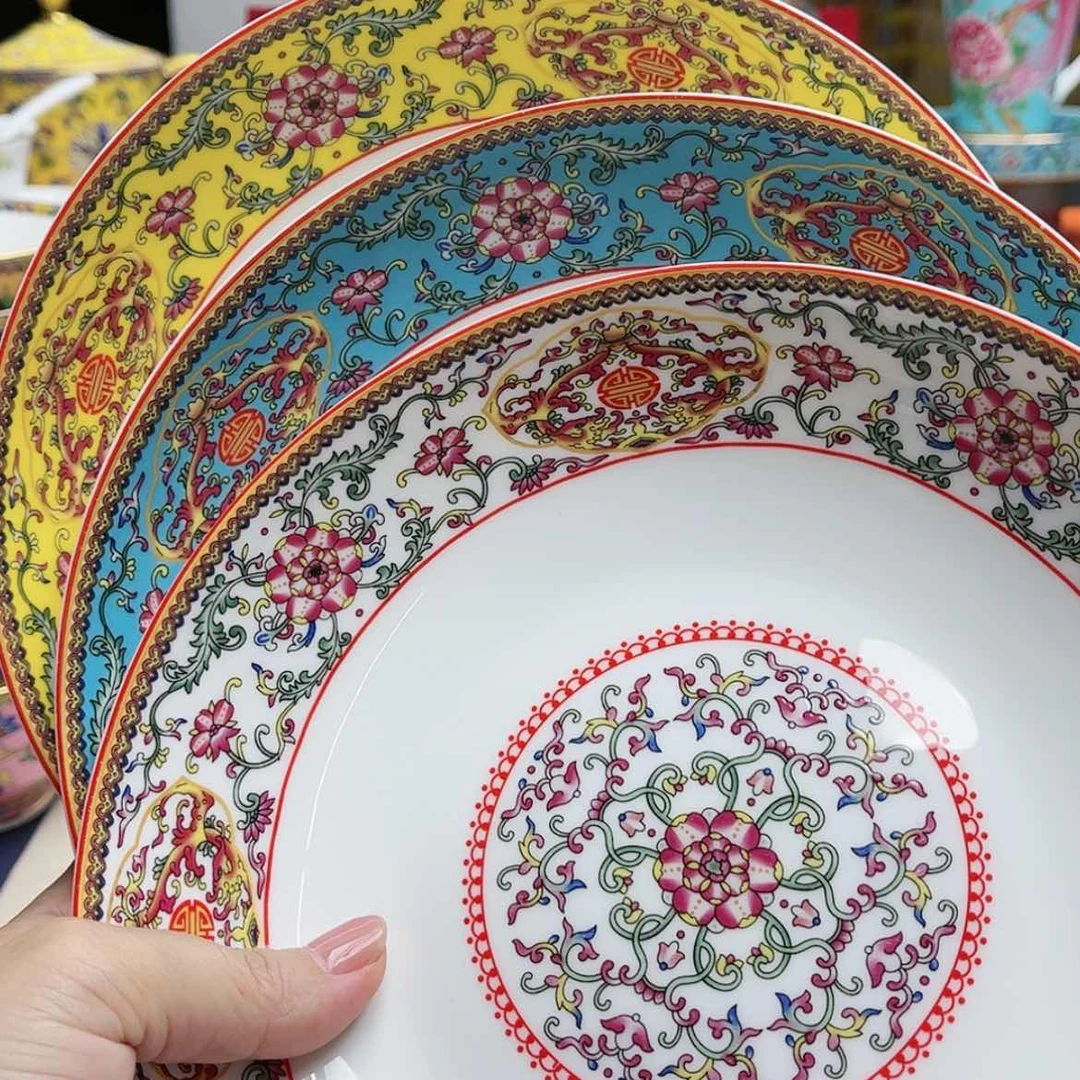 【闪购商品】珐琅8寸3个………………