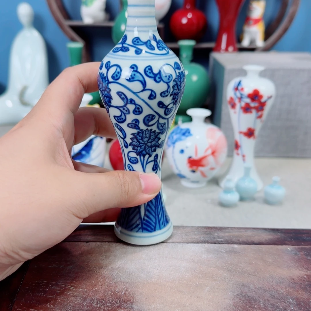 陶瓷手工小花器摆件