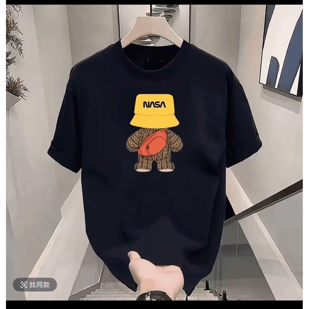 【一折粉丝福利】潮牌男女同款圆领百搭T恤