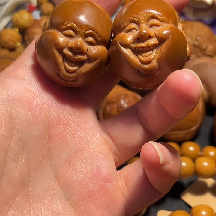 橄榄核手串/手链大榄笑佛