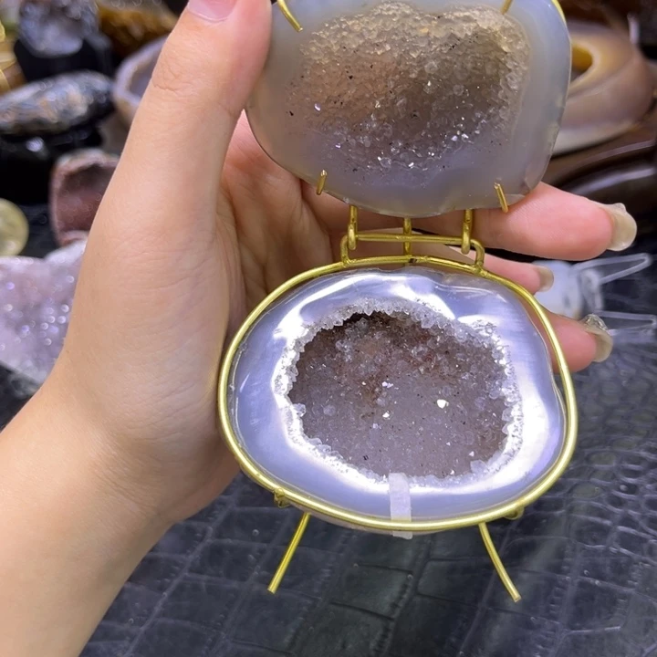 未镶嵌发饰水晶白晶盆