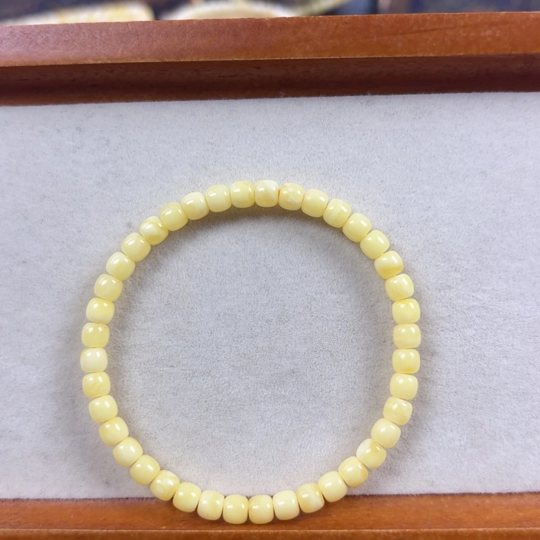 未镶嵌琥珀手链5mm裸发