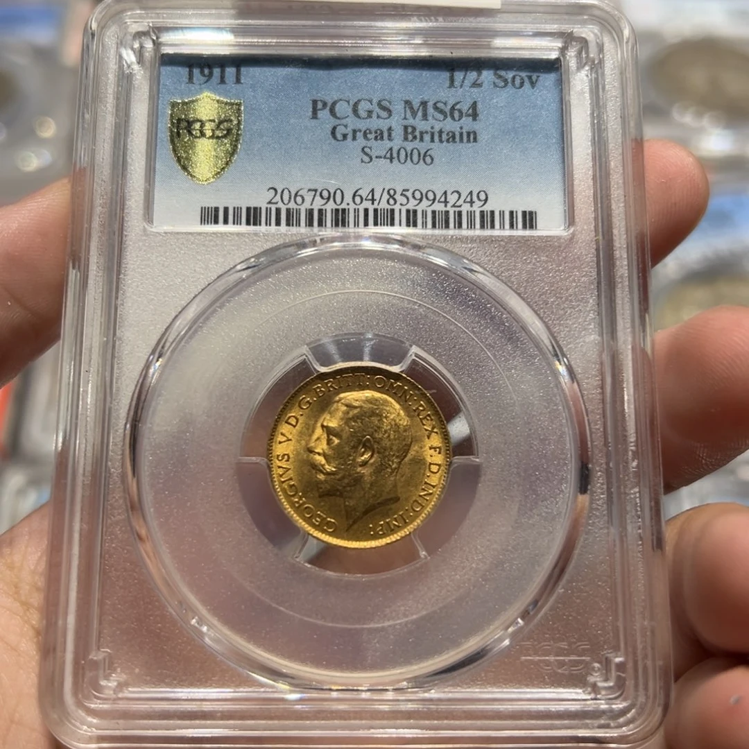 G***S银pcgs评级ms64英国马剑金币4249