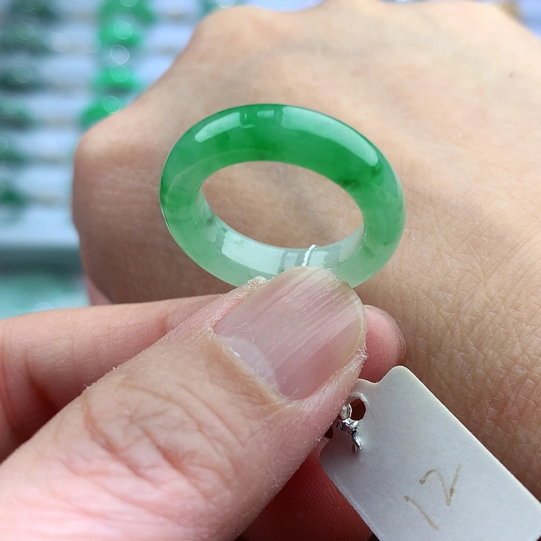 未镶嵌戒指翡翠12号