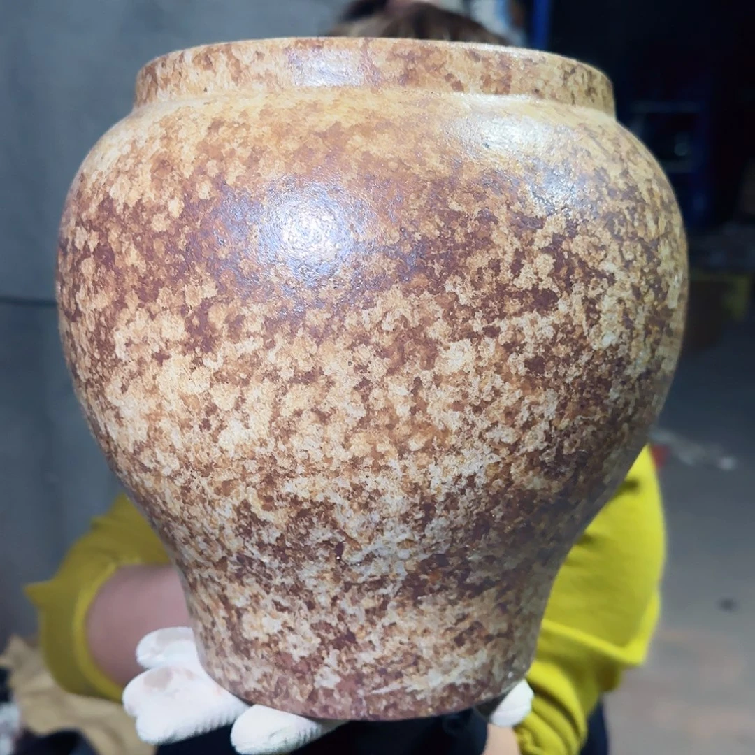 紫砂花盆高25口18