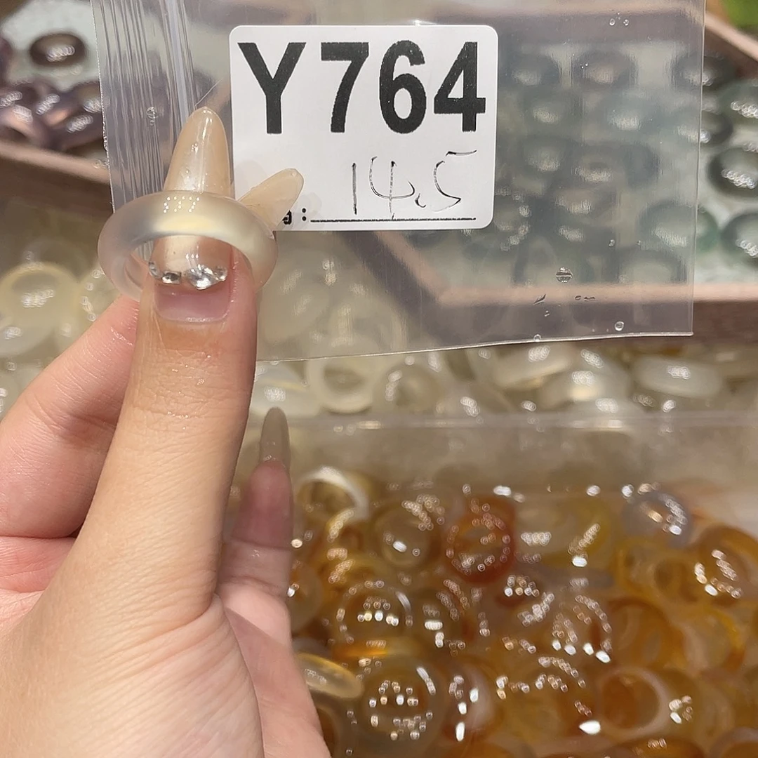 玛瑙/玉髓未镶嵌戒指764