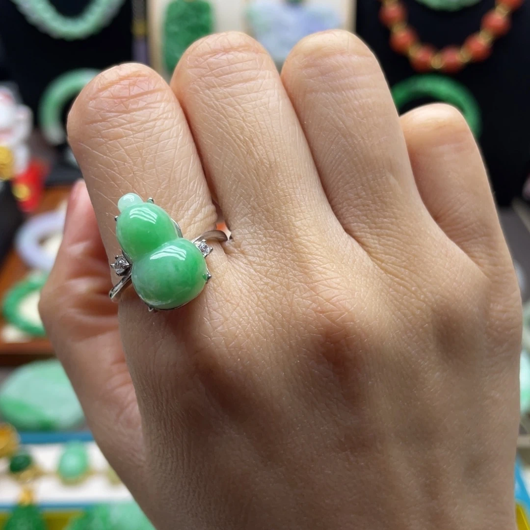 翡翠未镶嵌手链翡翠葫芦