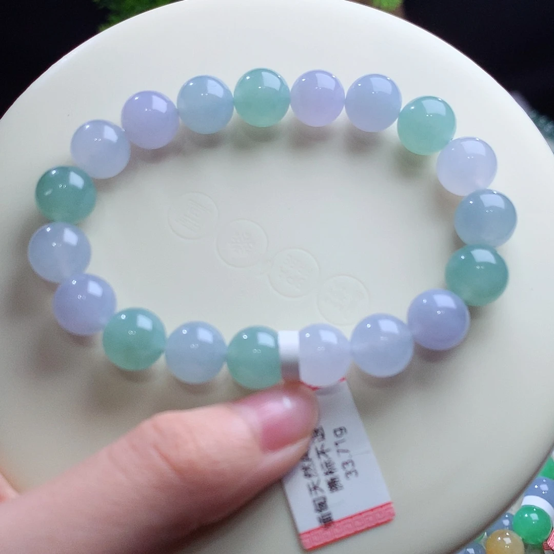 翡翠未镶嵌手串卡10