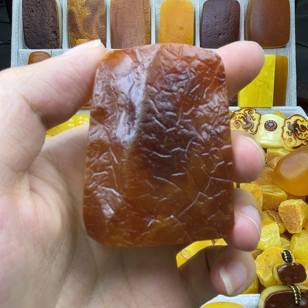 定制蜜蜡未镶嵌天然蜜蜡