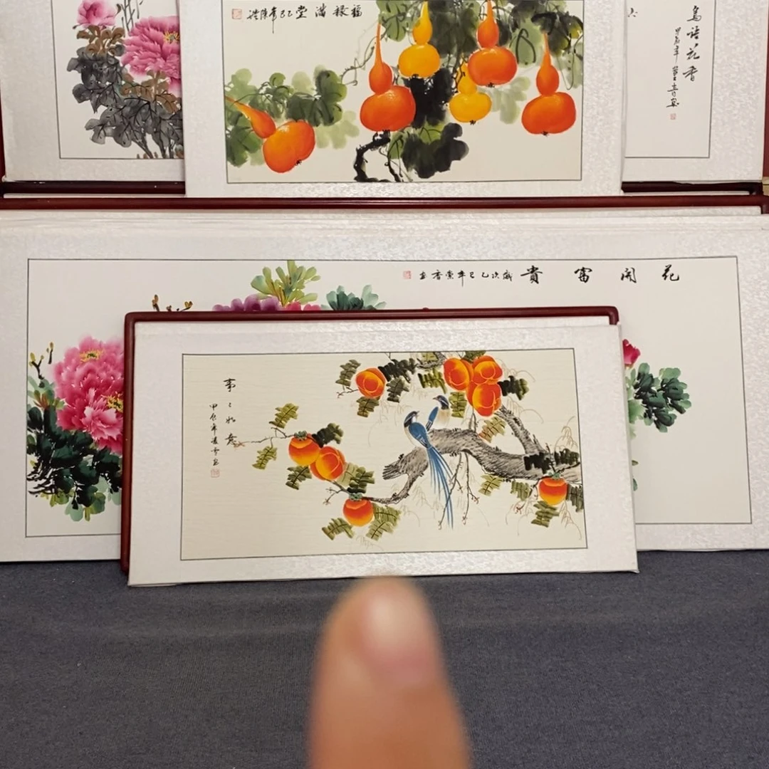 国画125*65尺寸带框包邮送到家