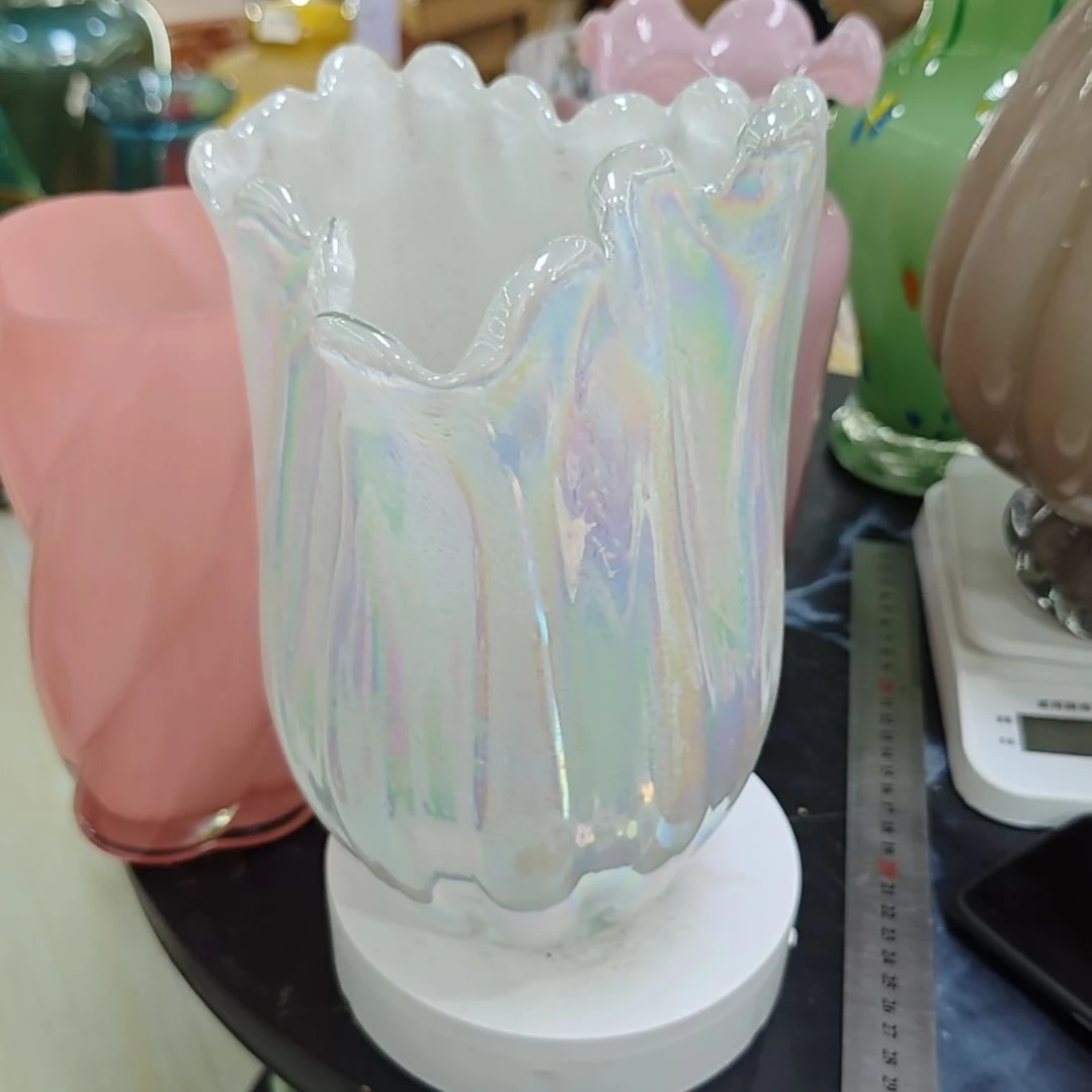 高25口12琉璃造型花瓶
