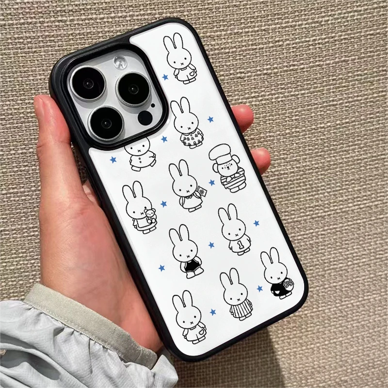 韩风线条米菲兔可爱新款适用苹果17手机壳iphone16promax女151432