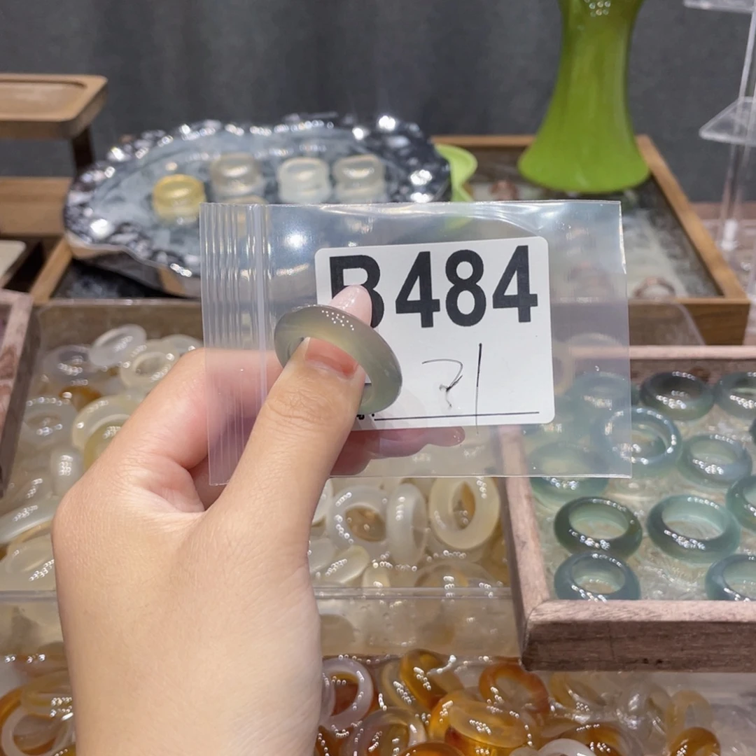 玛瑙/玉髓未镶嵌戒指484