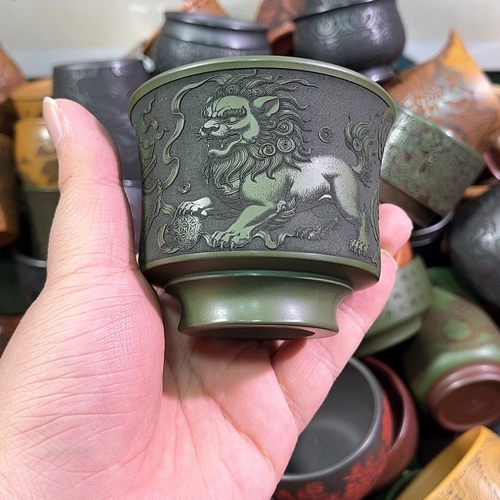 茶杯紫砂全手工紫砂主人杯