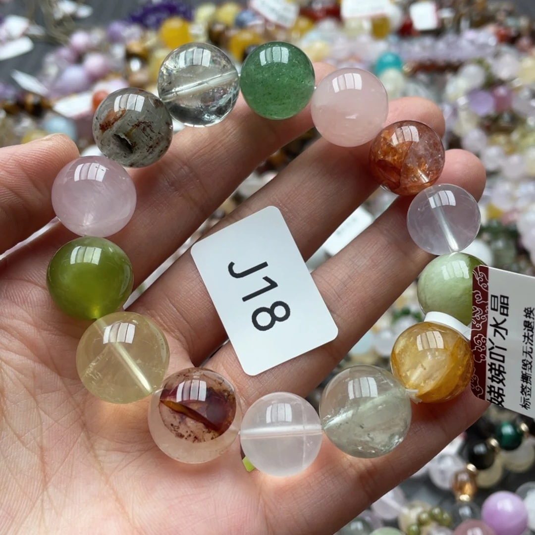 未镶嵌手串水晶多样性