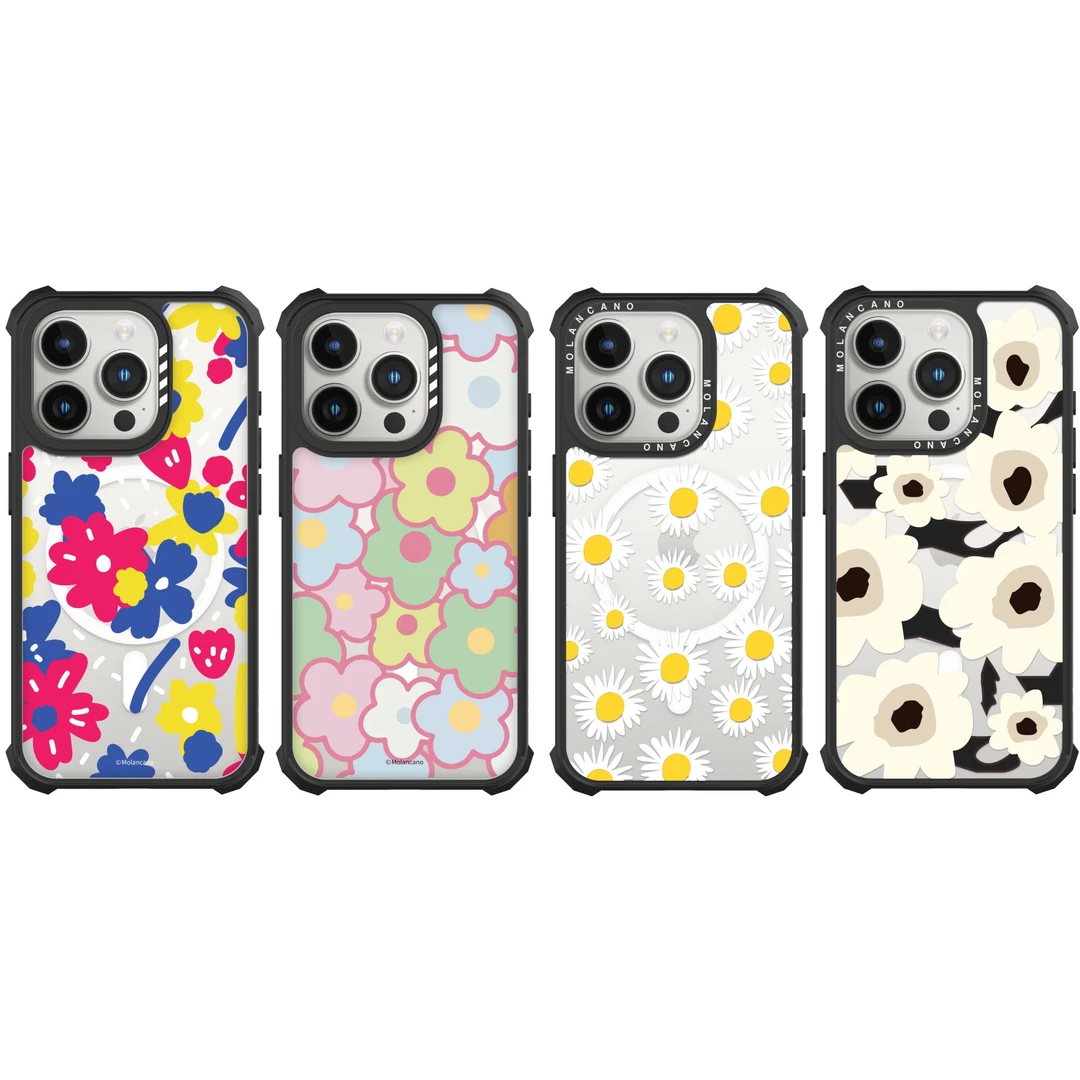 【壳壳molancano】新图涂鸦爱心猫适用于16-13全包清新防摔手机壳