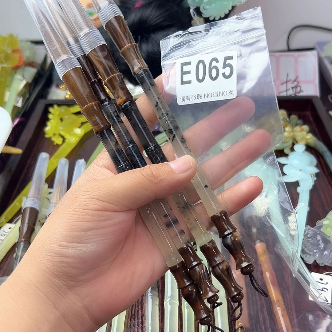 合金蛇纹石玉发饰沄****）