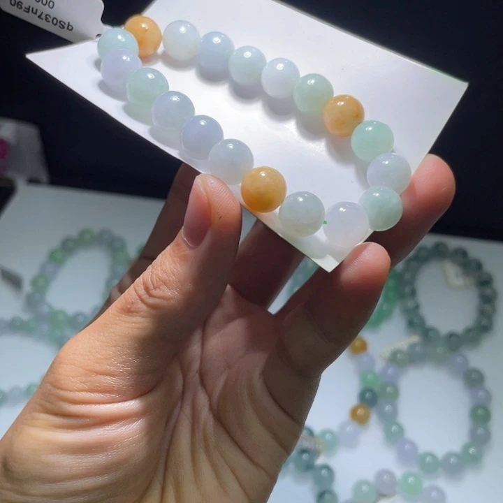 未镶嵌手链翡翠翡翠
