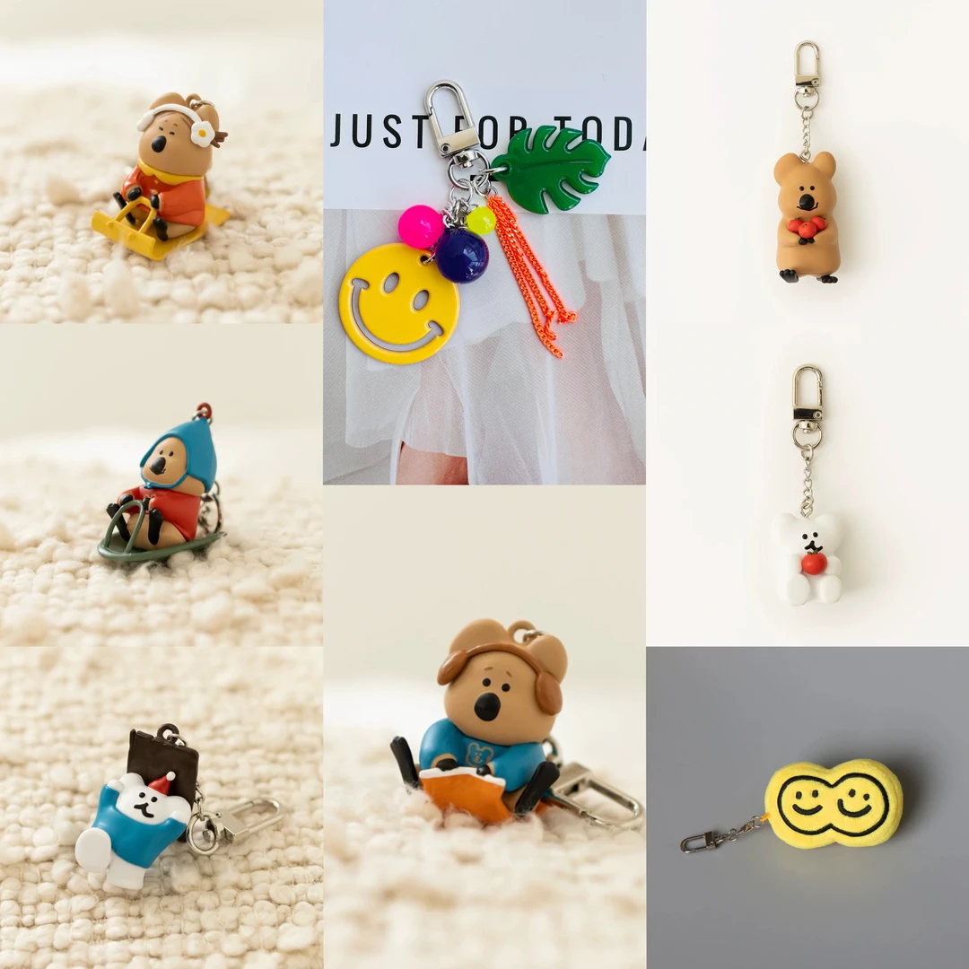 【猫薄荷】小熊挂件挂件挂链防丢配饰手链手绳创意ins个性