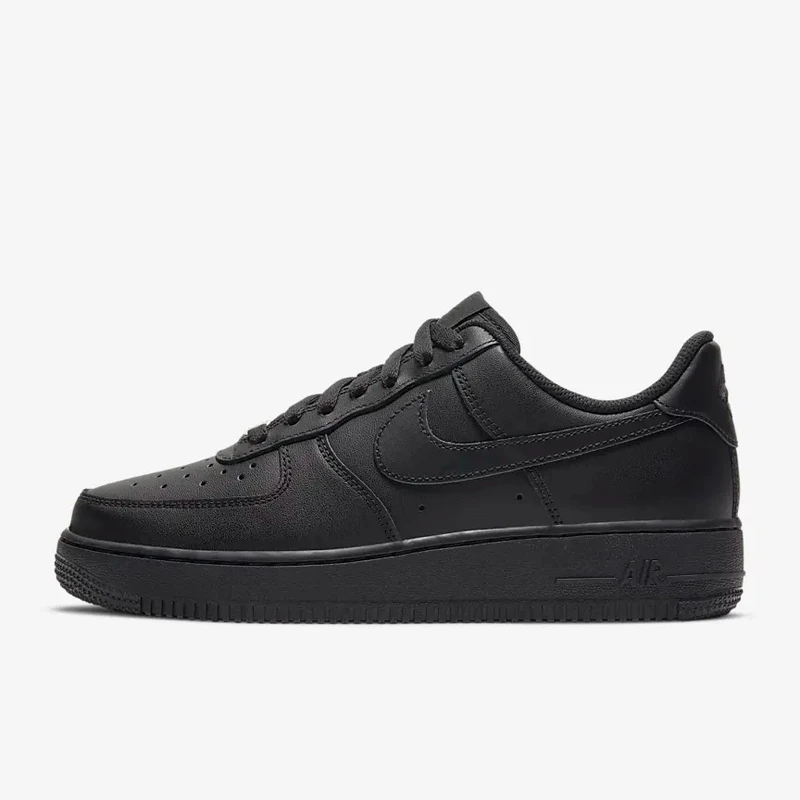 NIKE/耐克女子AF1 纯黑 黑武士空军一号潮流休闲板鞋 DD8959001