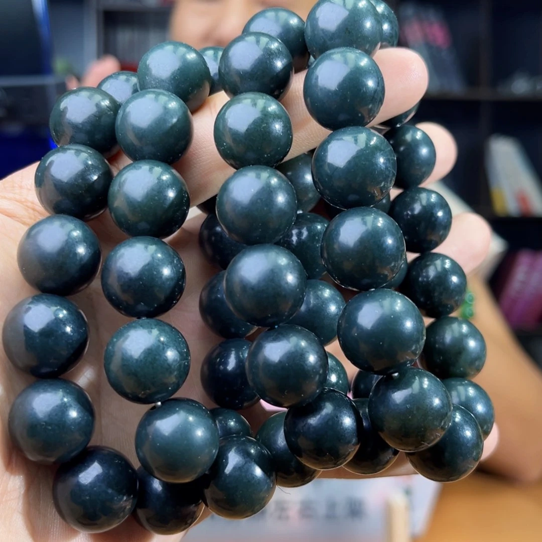 手串未镶嵌和田玉纯天然新疆塔县后八矿沙枣青12多样性发其一