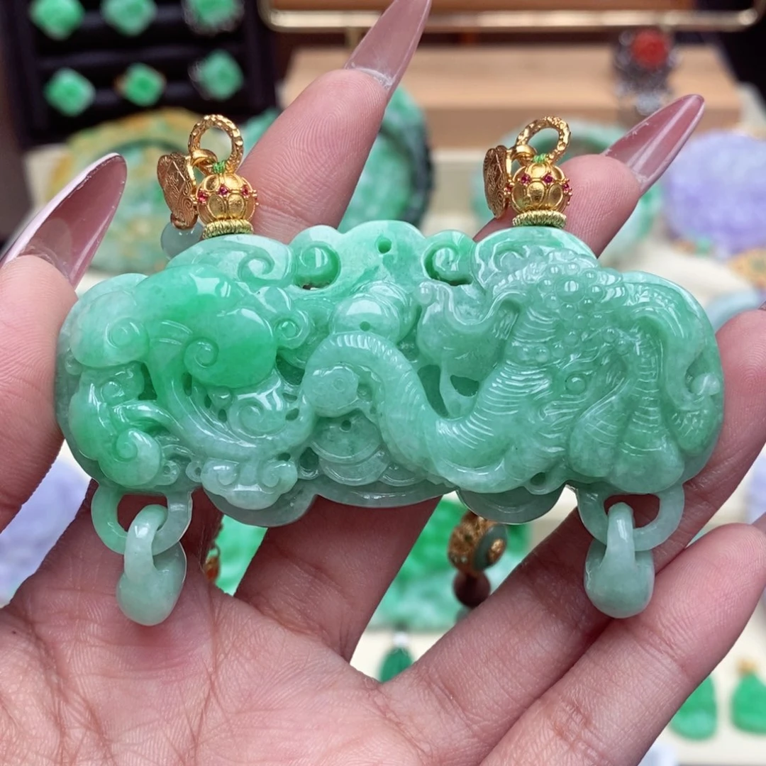 颈饰未镶嵌翡翠翡翠吊坠