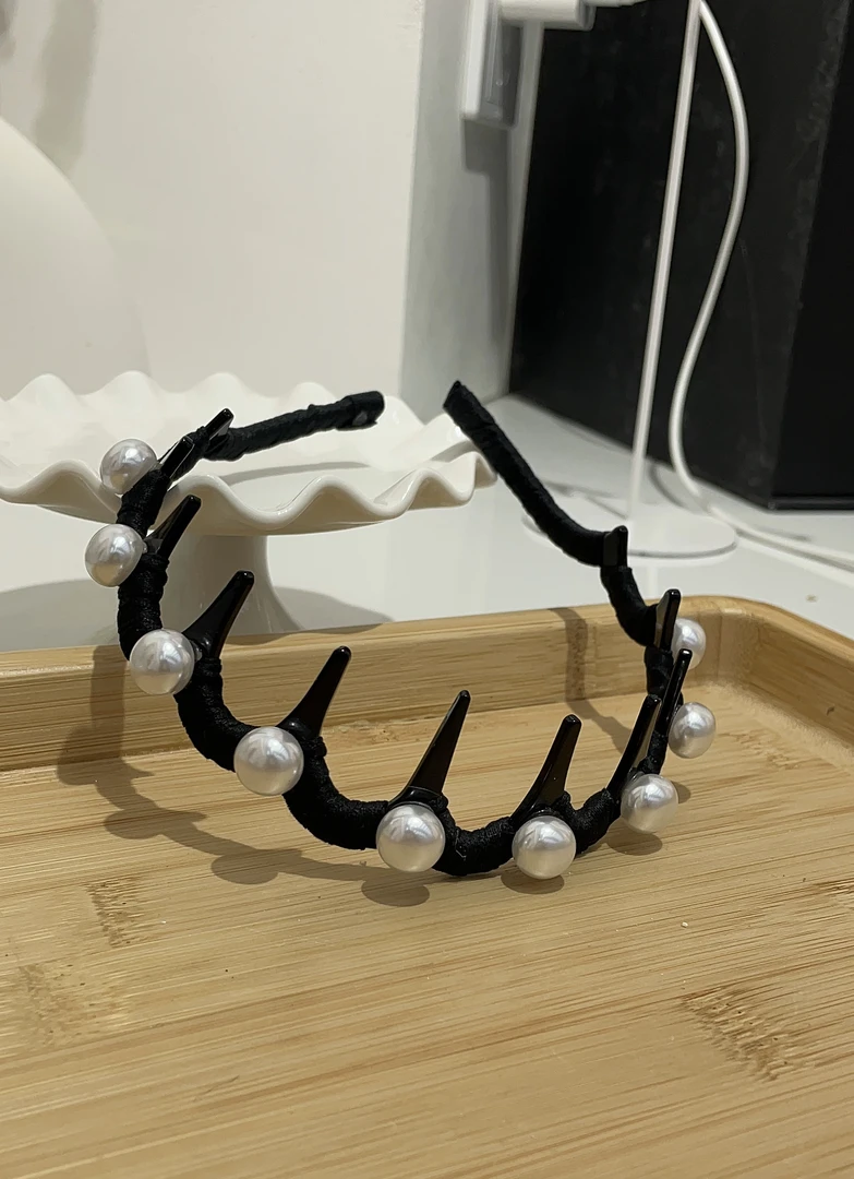 216-32黑色珠子发箍