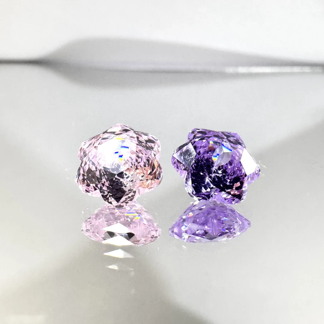 【6/8mm梅花锆石】详情页有图，有图，可以看图下单，往下拉有图！！