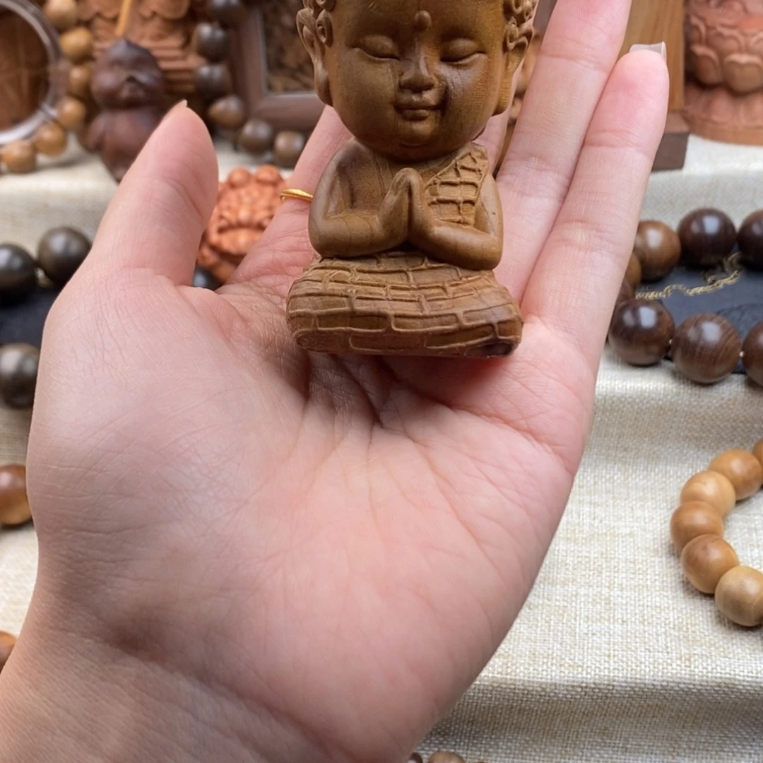 暗***袖手串/手链檀香木迈索尔，老山檀香，奶香，瑕疵宝宝佛