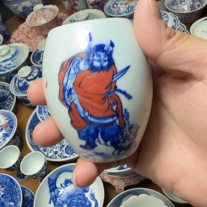 手绘钟馗龙单杯福利款