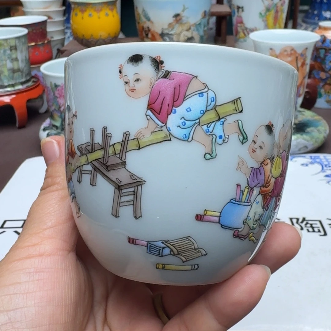 景德镇手工手绘展示